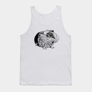 Line drawing - guinea pig Tank Top